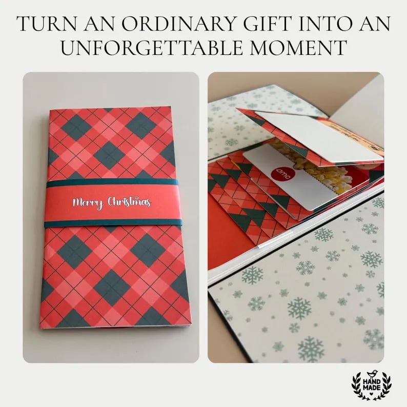 🎁 Christmas Gift Card Surprise Booklet