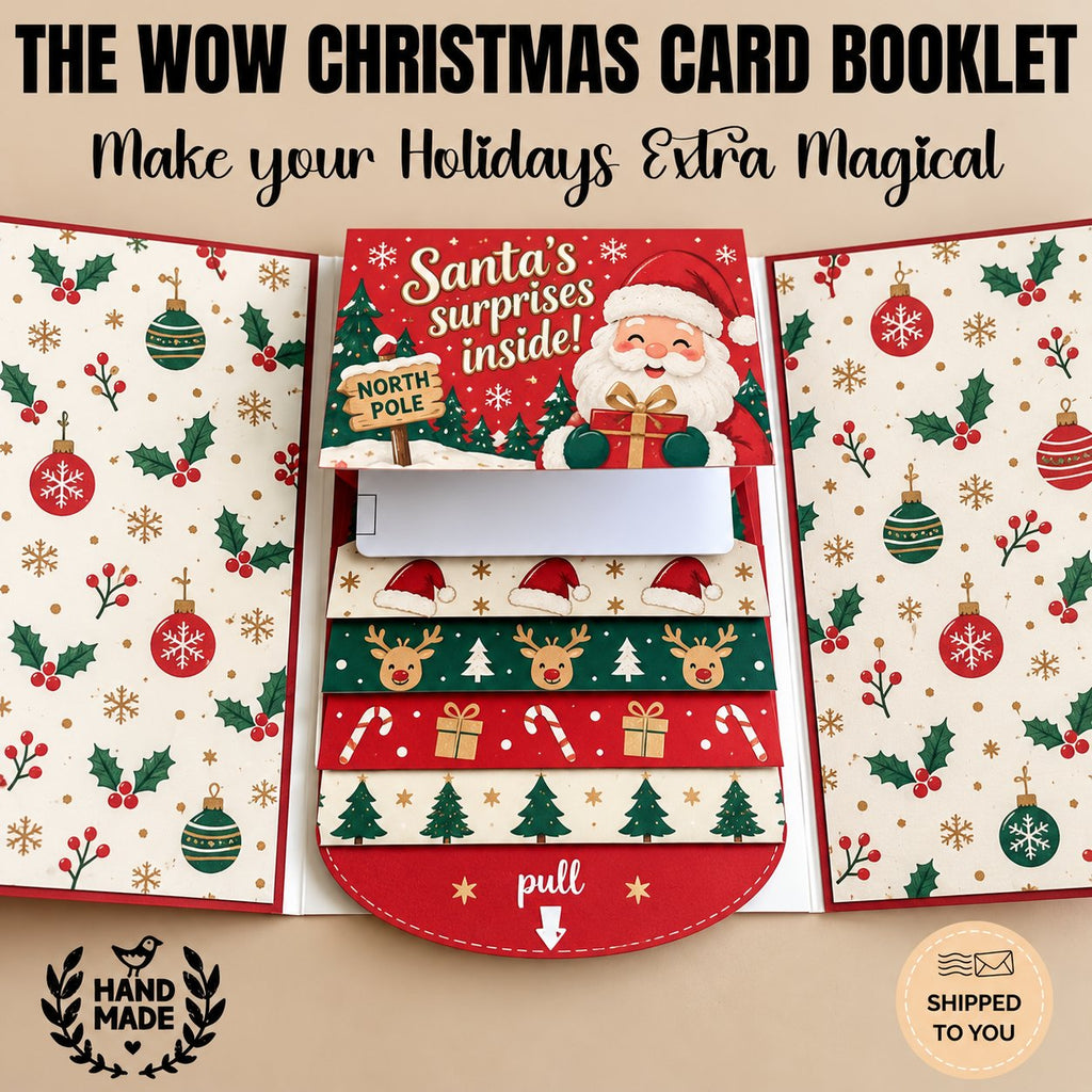🎁 Christmas Gift Card Surprise Booklet