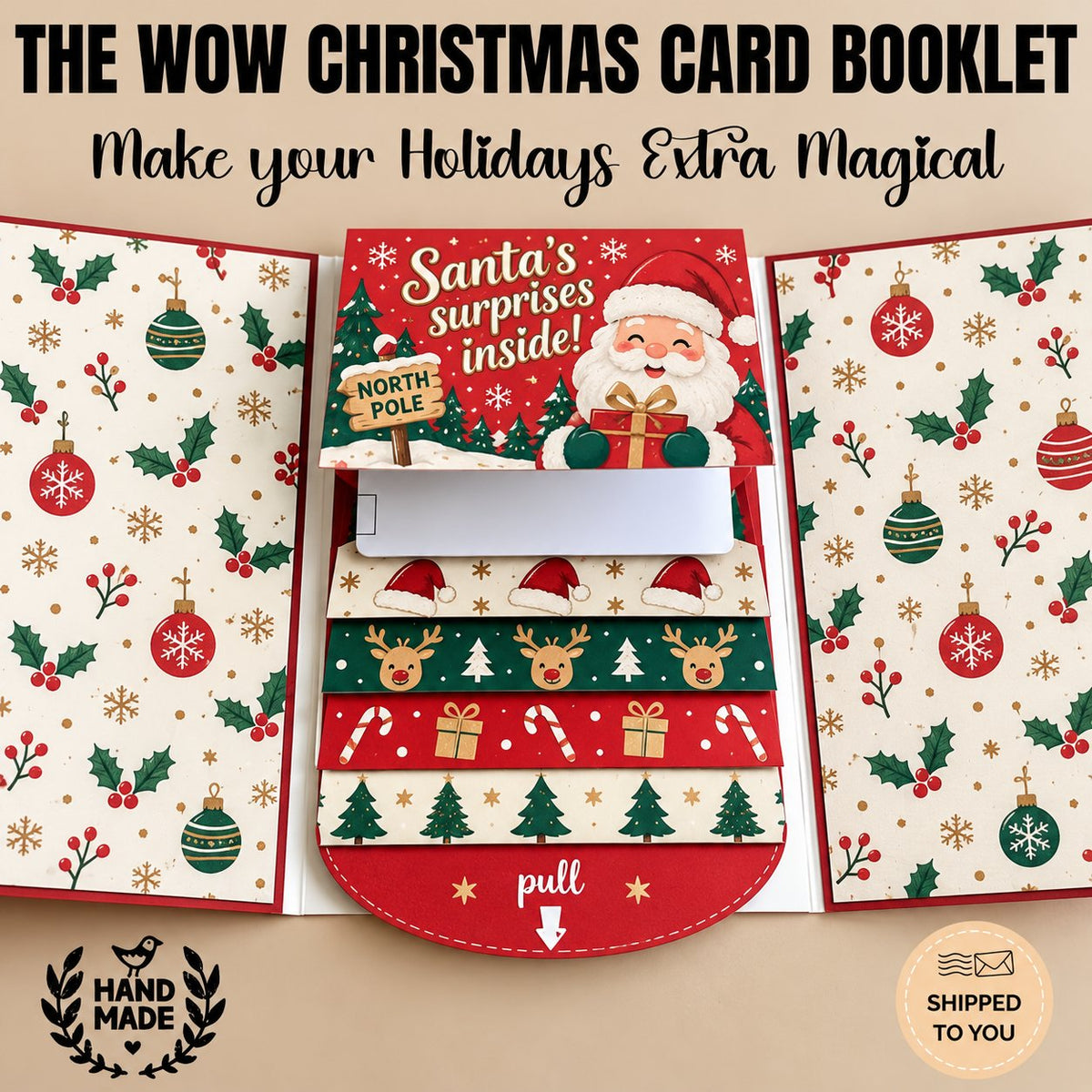 🎁 Christmas Gift Card Surprise Booklet